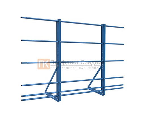 Ограждение кровли ХК универс H=1200 L=2000мм с 4-я доп.трубами (ТУ)