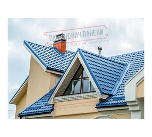 Планка ендовы верхняя 76х76х2000 Полиэстер Ral5015-0.5