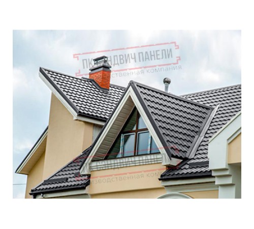 Планка ендовы верхняя 76х76х2000 Viking Ral7024-0.45