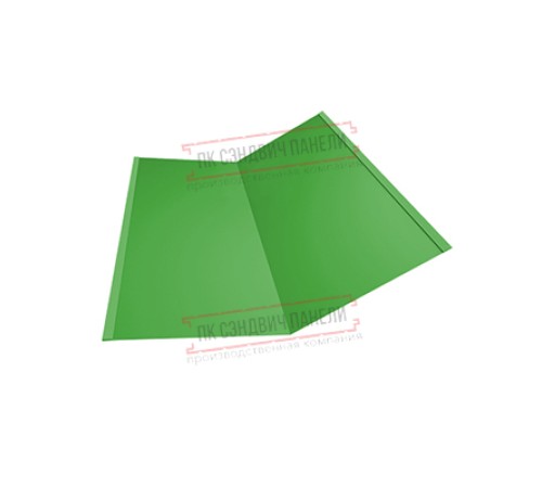 Планка ендовы нижняя 298х298х2000 Полиэстер Ral6018-0.5