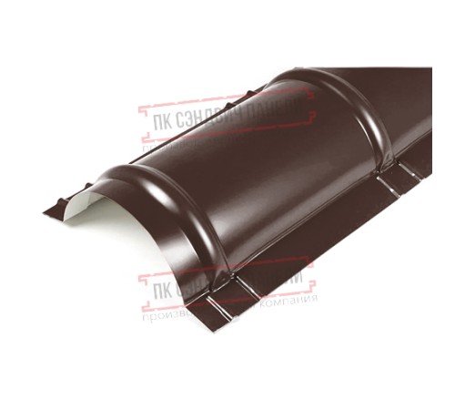 Планка конька круглого R110х2000 ПЭ-8017-0.5