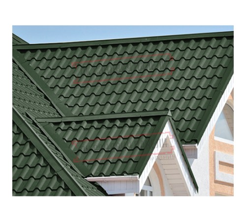 Планка конька плоского 190х190х2000 PURETAN-RR11-0.5
