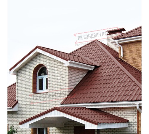 Планка примыкания нижняя 250х122х2000 ПЭ-3009-0.5