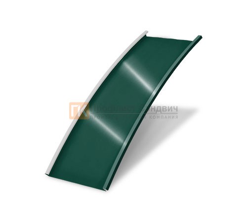 Продольно гнутый фальц гладкий 0,45 RAL 6005 Drap