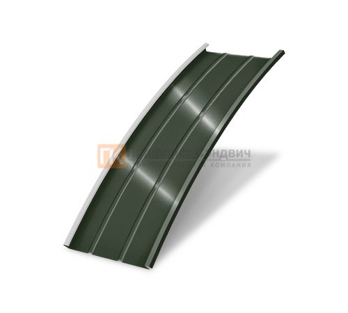 Продольно гнутый фальц профилированный 0,5 RAL 6007 Полиэстер