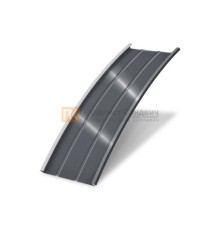 Продольно гнутый фальц профилированный 0,5 RAL 7024 Atlas