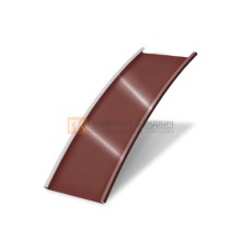 Продольно гнутый фальц гладкий 0,5 RR 29 GreenCoat Pural Matt