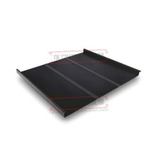 Фальц двойной стоячий Line 0,5 Rooftop Matte RAL9005 черный с пленкой на замках