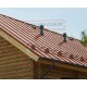 Фальц двойной стоячий Line 0,5 Satin Мatt RAL8004 терракота