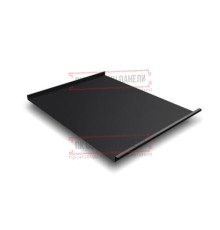 Фальц двойной стоячий 0,5 Rooftop Matte RAL9005 черный с пленкой на замках