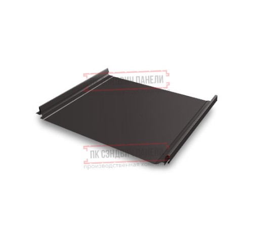 Кликфальц Pro 0,5 PurPro Matt 275 RR32 темно-коричневый с пленкой на замках