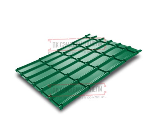 Металлочерепица Экоррей RAL6029 Полиэстер-0.5