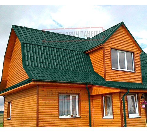 Металлочерепица классик плюс RAL6005 Satin-0.5
