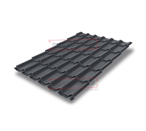 Металлочерепица Классик RAL7024 Rooftop Matte-0,5