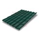 Металлочерепица классик плюс RAL6005 Drap-0.45