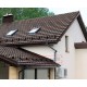 Металлочерепица Квинта плюс 3D RAL8017 Quarzit-0,5