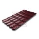 Металлочерепица Квинта плюс 3D RAL3005 Drap-0,45