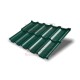 Металлочерепица модульная Квинта Uno 3D RAL6005 Quarzit lite-0,5