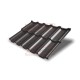 Металлочерепица модульная Квинта Uno 3D RR32 GreenСoat Pural-0,5