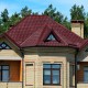 Металлочерепица Модерн RAL3005 Полиэстер-0,4