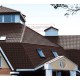 Металлочерепица Квадро профи RAL8017 Velur-0,5