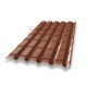 Металлочерепица Квадро профи RAL8004 Satin-0,5