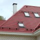 Металлочерепица Супермонтеррей RAL3011 Полиэстер-0.45