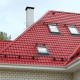 Металлочерепица Супермонтеррей RAL3020 Полиэстер-0.5