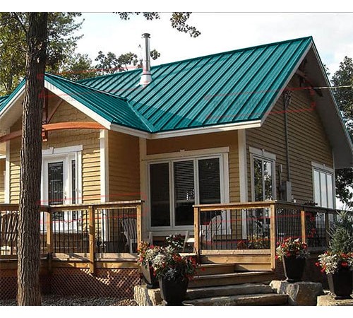 Профнастил ММ35-1000 Полиэстер RAL5021-0.5