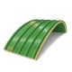Сэндвич-панели арочные с пенополиуретаном, ширина 1200 мм, толщина 150 мм, 0.5/0.5, RAL6018