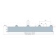 Сэндвич-панели арочные с пенополиуретаном, ширина 1000 мм, толщина 40 мм, 0.5/0.5, RAL3009