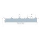 Сэндвич-панели арочные с пенополиизоциануратом, ширина 1000 мм, толщина 60 мм, 0.5/0.5, RAL5002