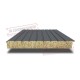 Сэндвич-панели двухслойные с минеральной ватой, ширина 1000 мм, толщина 10 мм, 0.5, RAL7024