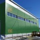 Сэндвич панели гладкие с пенополиизоциануратом, ширина 1000 мм, толщина 80 мм, 0.5/0.5, RAL6002