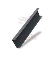 Декоративная накладка на столб жалюзи Milan,Tokyo 0,5 GreenCoat Pural BT, matt (RAL 7016 антрацитово-серый)