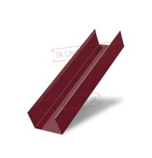 Стойка жалюзи Milan,Tokyo 0,5 Atlas с пленкой RAL 3005 красное вино