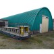 Профнастил H112ПГ-0.75, для бескаркасных ангаров, Полиэстер RAL 5021