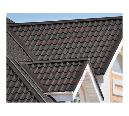 Планка конька плоского 120х120х2000 PURMAN-RR32-0.5