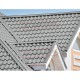 Планка конька плоского 150х150х2000 ПЭ-9006-0.5