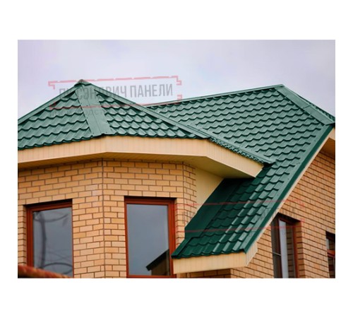 Планка примыкания верхняя 250х147х2000 Norman ПЭ-6005-0.5