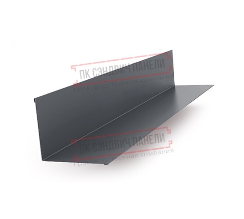 Планка примыкания верхняя 250х147х2000 Norman ПЭ-7024-0.5