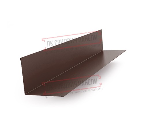 Планка примыкания верхняя 250х147х2000 Norman ПЭ-8017-0.5