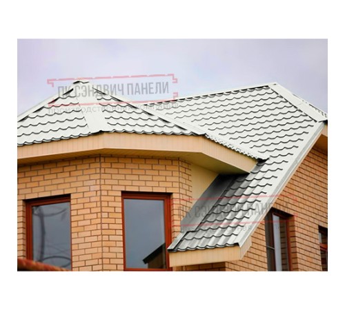Планка примыкания верхняя 250х147х2000 Norman ПЭ-9002-0.5