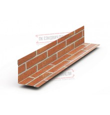 Планка угла внутреннего 115х115х2000 ECOSTEEL-Кирпич-0.5