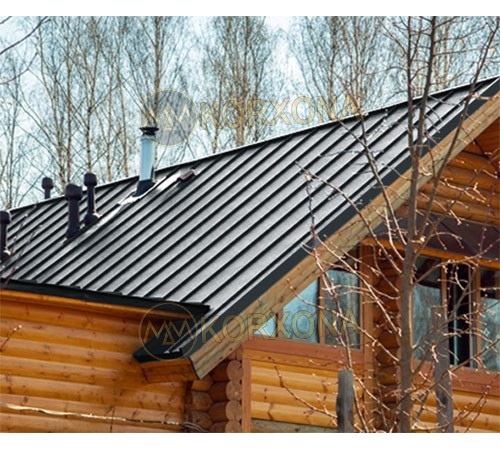 Кликфальц Line 0,5 Satin Мatt RAL7016 антрацитово-серый