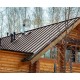 Кликфальц Line 0,5 Quarzit RAL8017 шоколад с пленкой на замках