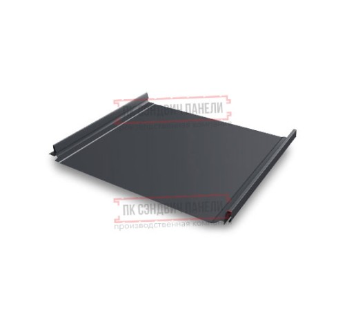 Кликфальц Pro 0,5 Atlas RAL7024 мокрый асфальт с пленкой на замках