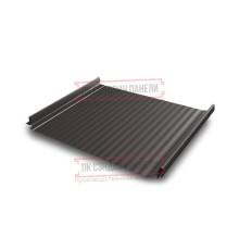 Кликфальц Pro Gofr 0,45 Drap RR32 темно-коричневый с пленкой на замках