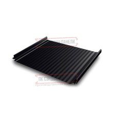 Кликфальц Pro Gofr 0,5 PurPro Matt 275 RAL9005 черный с пленкой на замках