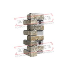 Угловой элемент для термопанели White Hills Лондон Брик Т304-75 Design, толщина панели 60 мм